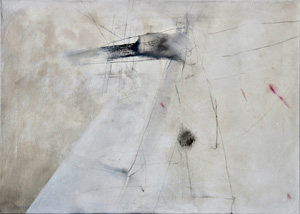 Structure as Perception 1  2020 Oil and Graphite on canvas  60 x 40 cm