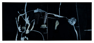 Structure as Perception 5 diptych 2021  Oil on canvas  140 x 60 cm